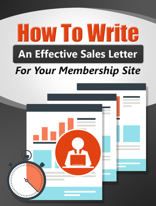 Product picture Write An Effective Membership Sales Letter W / Resell Rights